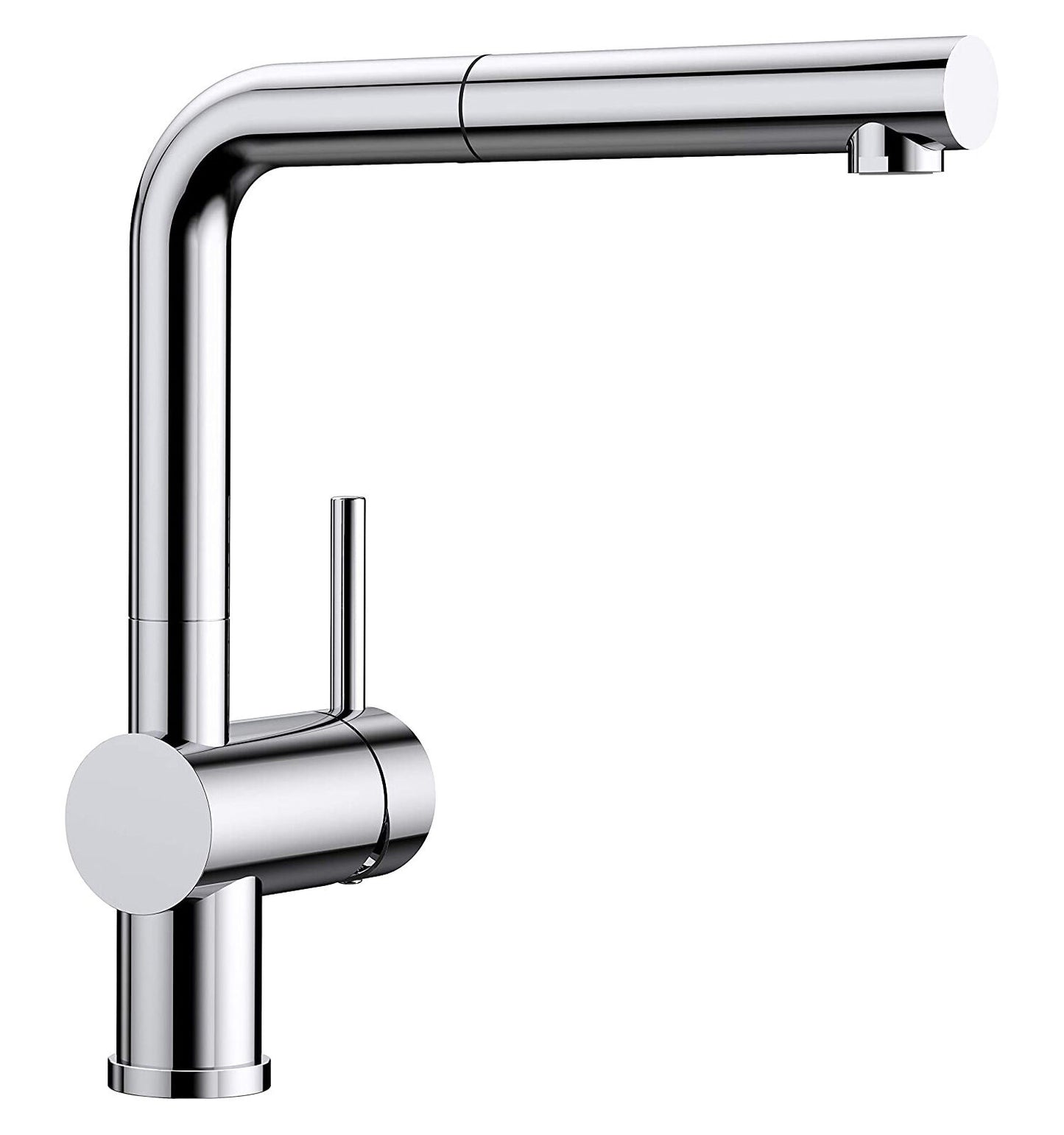 BLANCO 512402 Armatur LINUS-S in CHROM mit Bedienhebel rechts / Einhebelmischer / Mischbatterie