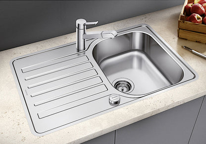 BLANCO Spüle LANTOS 45 S-IF Compact mit Ablauffernbedienung - Drehknopf / ab 45 cm Schrankbreite – Bild 3