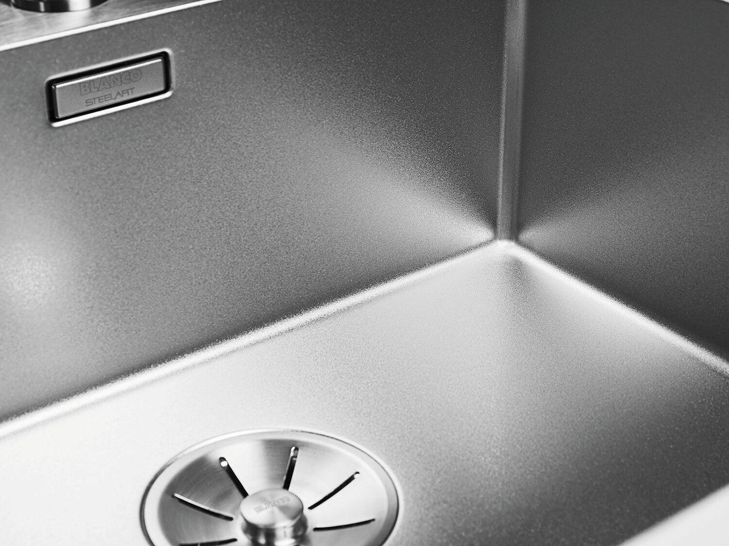 BLANCO Spüle CLARON 500-IF/A Durinox mit InFino®-Ventil mit PushControl® / Edelstahlbecken – Bild 3