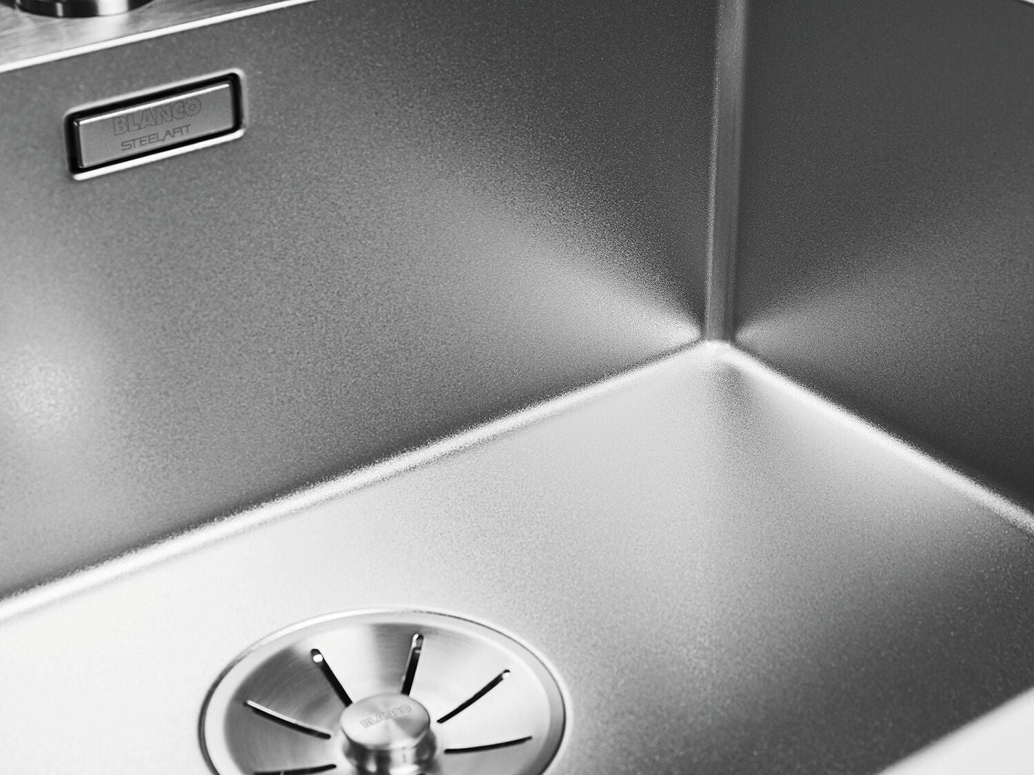 BLANCO Spüle CLARON 500-IF/A Durinox mit InFino®-Ventil mit PushControl® / Edelstahlbecken – Bild 3