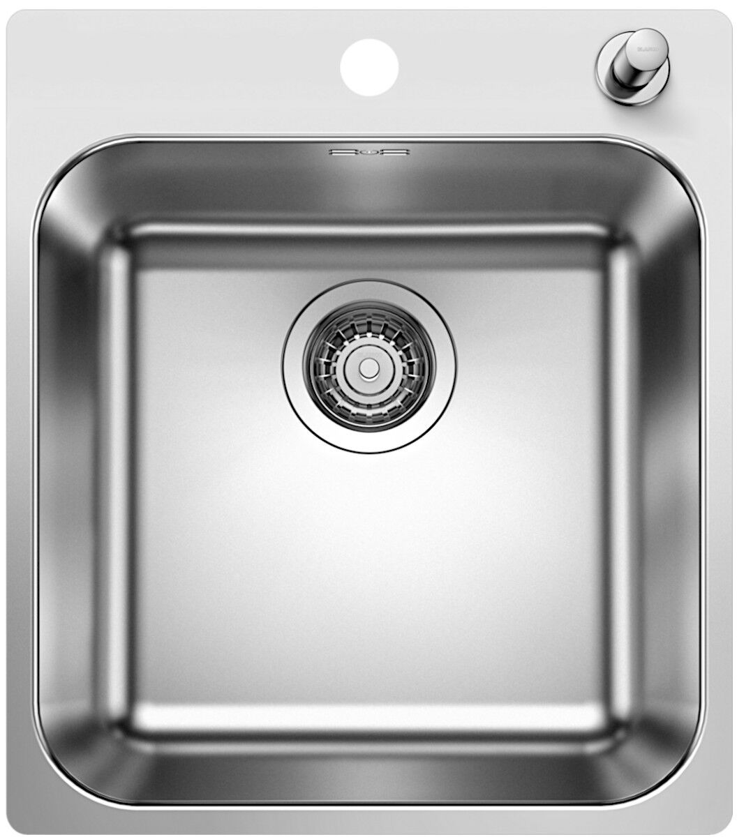 BLANCO Spüle SUPRA 400-IF/A R12 mit Ablauffernbedienung und Zugknopf / ab 45 cm Schrankbreite