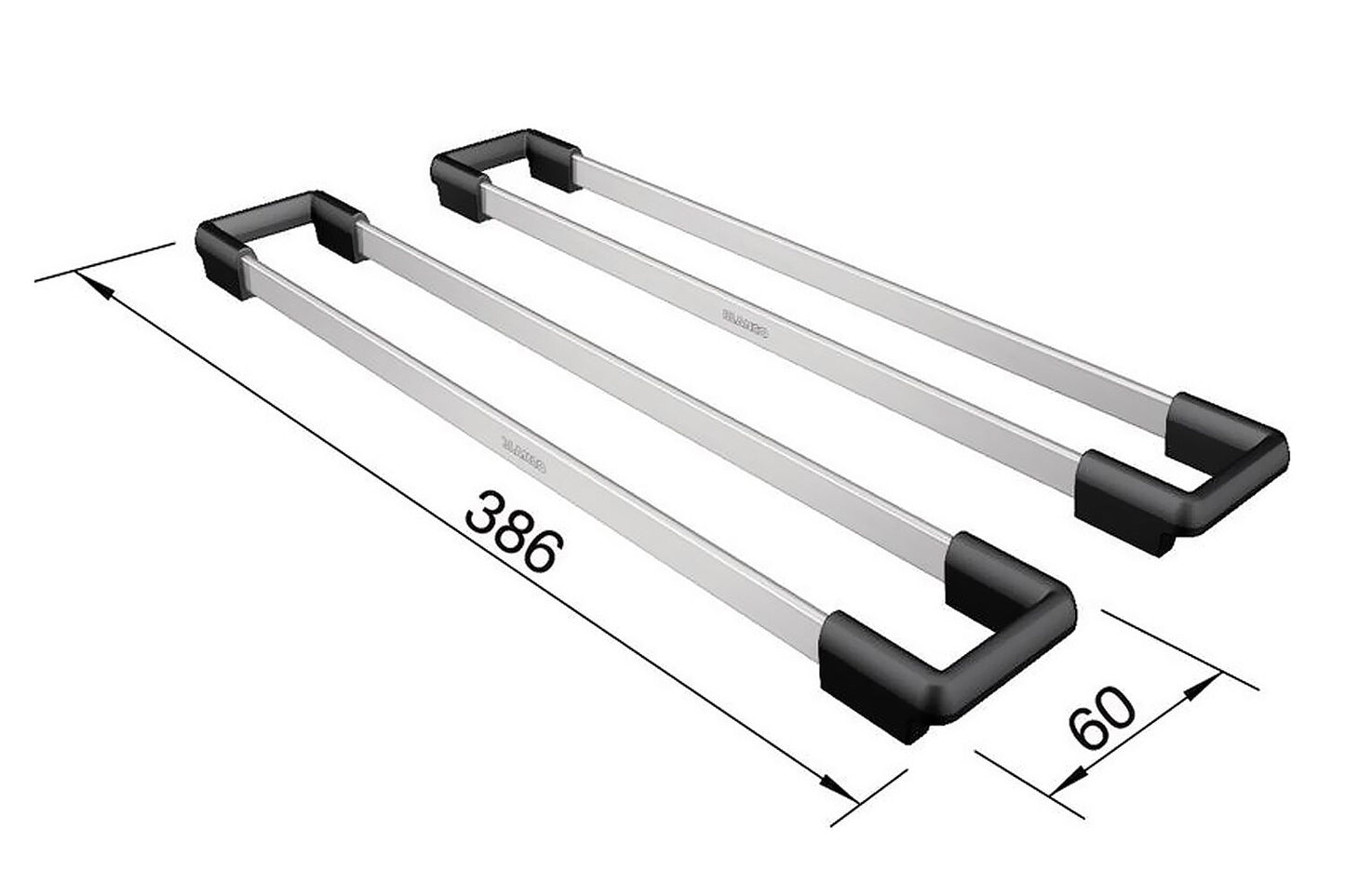 BLANCO 521748 ETAGON 500-IF/A Spüle mit InFino®-Ventil und ETAGON-Schienen / Edelstahlbecken – Bild 5