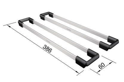 BLANCO 521748 ETAGON 500-IF/A Spüle mit InFino®-Ventil und ETAGON-Schienen / Edelstahlbecken – Bild 5