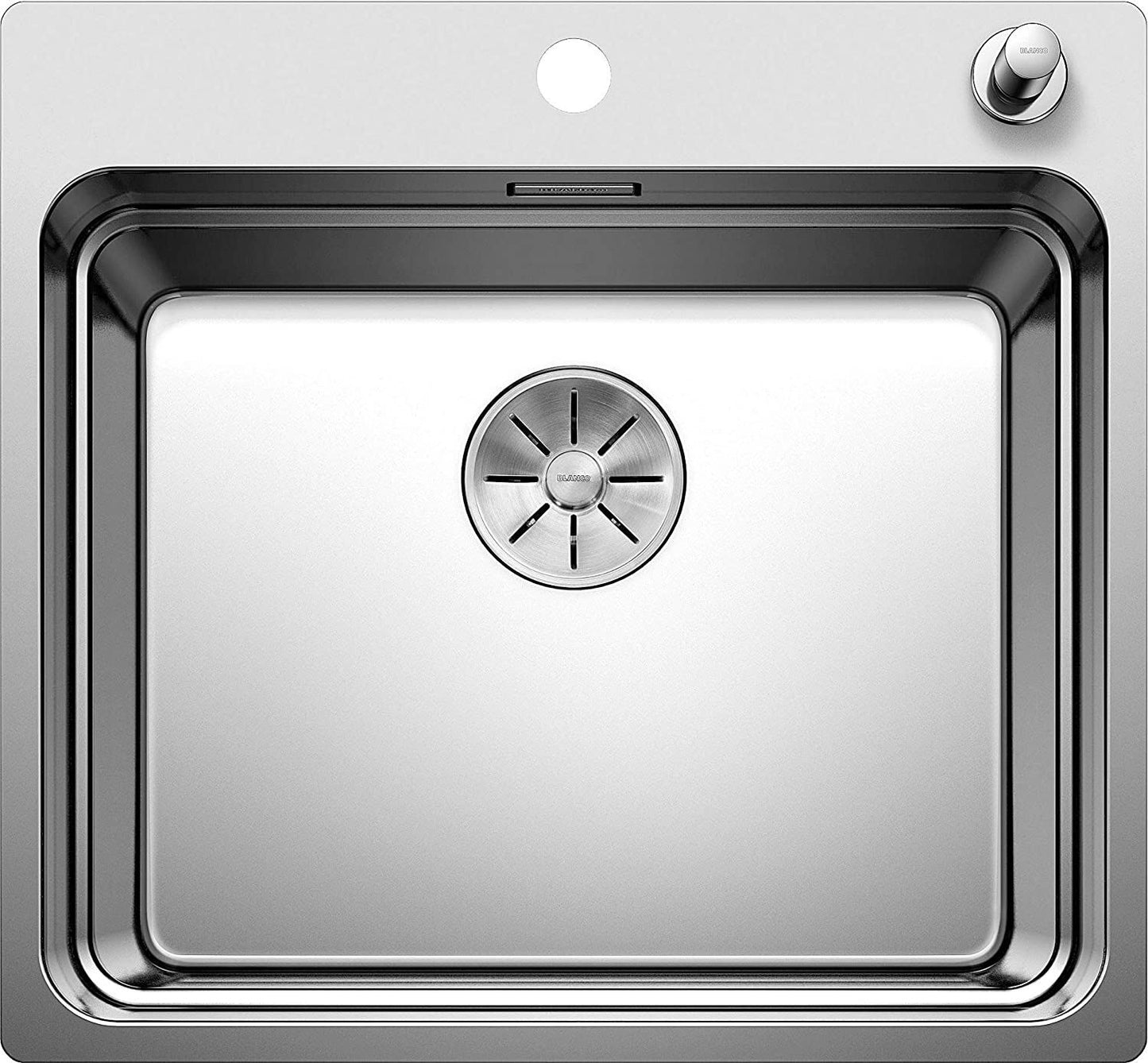 BLANCO 521748 ETAGON 500-IF/A Spüle mit InFino®-Ventil und ETAGON-Schienen / Edelstahlbecken – Bild 4
