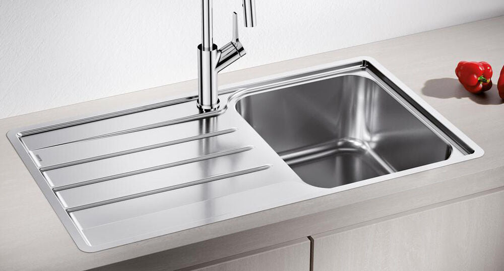 BLANCO 523035 Edelstahlspüle LEMIS XL 6 S-IF mit Excenterbedienung / Auflagespüle / Spüle – Bild 4