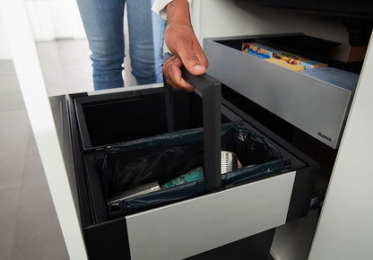BLANCO 526208 SELECT II 60/2 ORGA Abfallsystem 49 Liter (1x 30 u. 1x 19) für 60 cm Schrankbreite / Frontanbindung – Bild 4