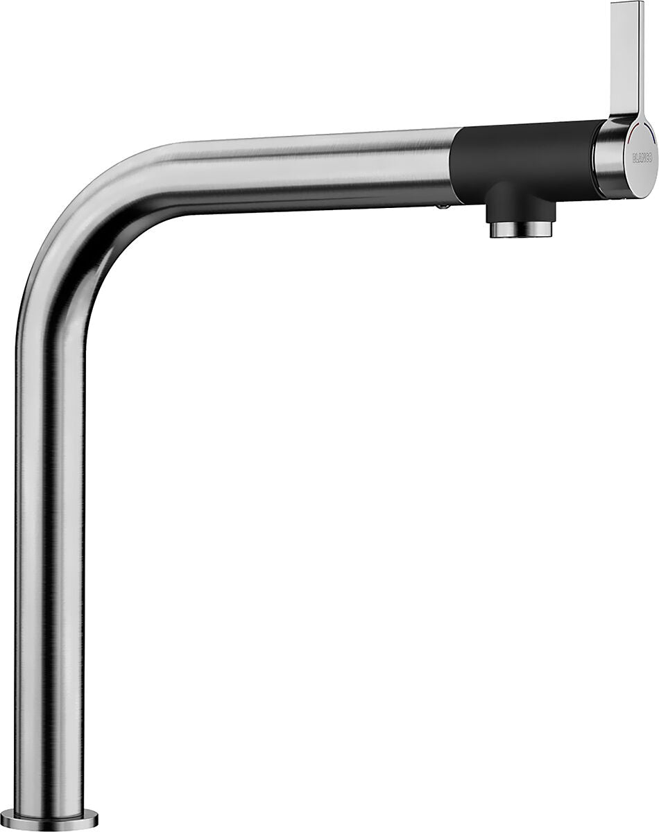 BLANCO 518435 Armatur VONDA massiv Edelstahl gebürstet / Einhebelmischer / Mischbatterie