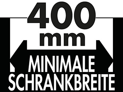 Abfallsorter CABBI Junior 1 in ANTHRAZIT mit 18 Liter Volumen / ab 40 cm Schrankbreite / Abfalleimer / Mülleimer /… – Bild 4