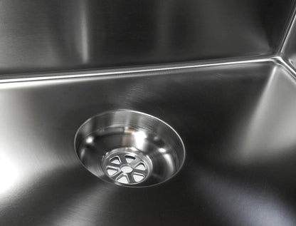 CARESSI 1-Becken Spüle CAPPO 60515 mit Hahnbank / ab 50 cm Schrankbreite / Einbauspüle / Edelstahlspüle – Bild 5