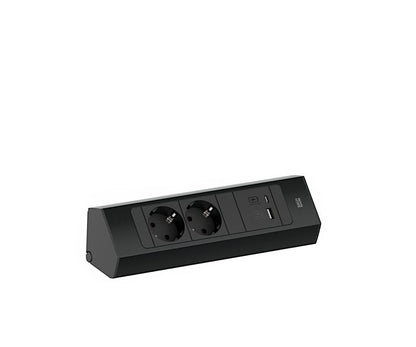 BACHMANN CASIA 2K mit 2 Schuko-Steckdosen und USB A u. C / Deutsche Norm / Steckdose – Bild 4