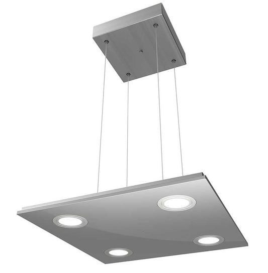 CAVO LED Pendelleuchte mit Edelstahlgehäuse und Acrylglas in weiß oder metallic / Hängeleuchte – Bild 5