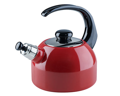 RIESS 0543-020 Flötenkessel Plus 2 Liter, rot / Wasserkessel