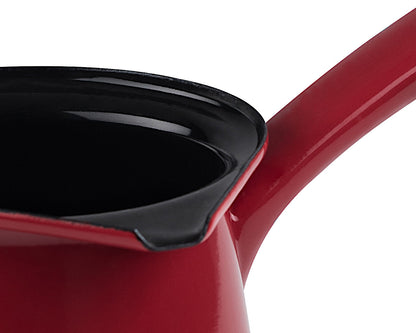 RIESS 0445-020 Kaffeekocher 11 cm, 0,75 L, Emaille, Classic, Color Rot / Kaffeebereiter – Bild 2