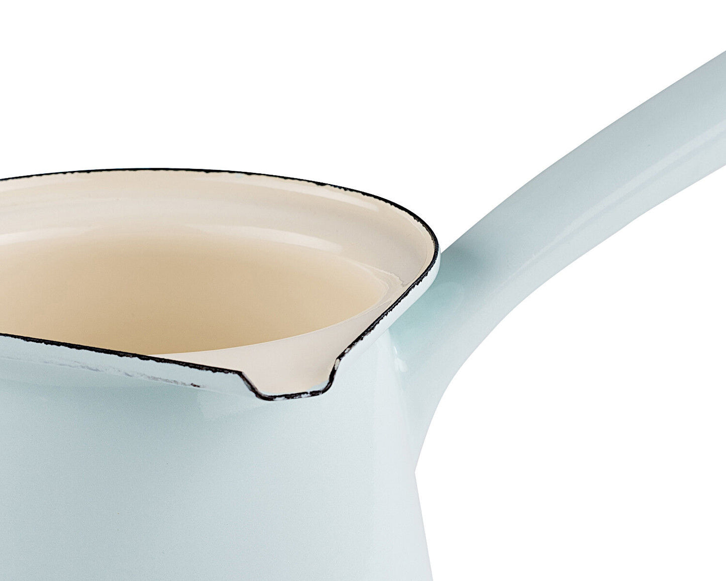 RIESS 0445-006 Kaffeekocher 11 cm, 0,75 L, Emaille, Classic, Türkis / Kaffeebereiter – Bild 2