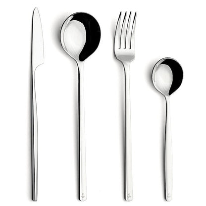 COMAS Besteck-Set ATLANTIDA, 24 Teile Edelstahl 18/10 poliert / Tafelbesteck