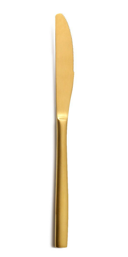 COMAS 6096 Tafelmesser BARCELONA GOLD Edelstahl 18/10 / PVD-Beschichtung / Gold-Finish