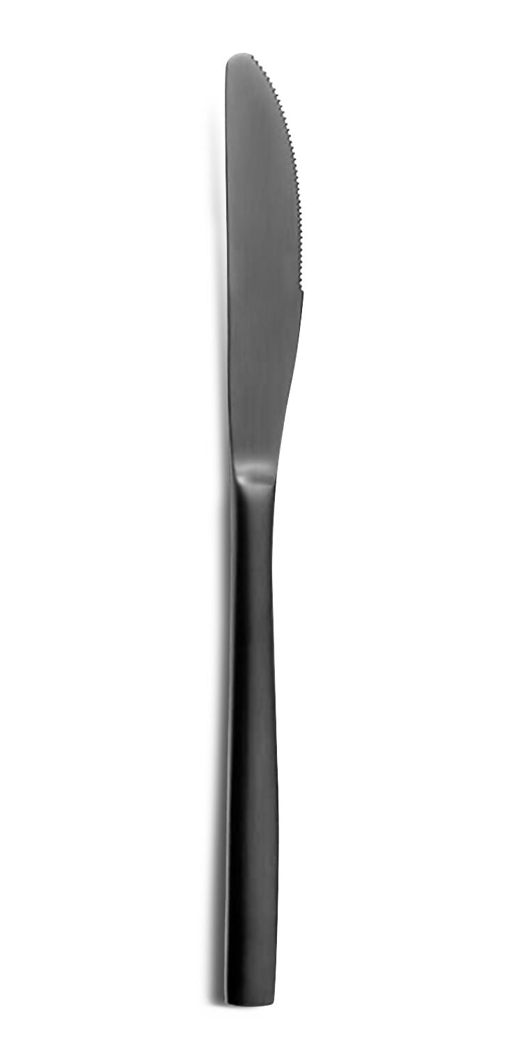 10er SET COMAS 6102 Tafelmesser BARCELONA SCHWARZ Edelstahl 18/10 / PVD-Beschichtung / Black-Finish – Bild 2