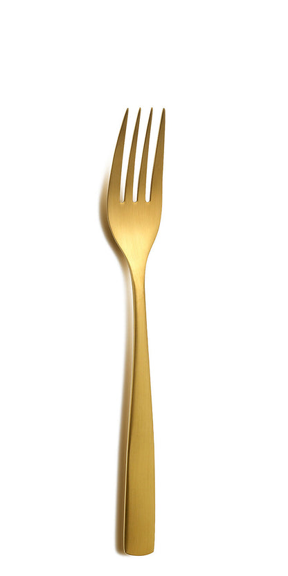COMAS 6352 Dessertgabel BARCELONA GOLD Edelstahl 18/10 / PVD-Beschichtung / Gold-Finish
