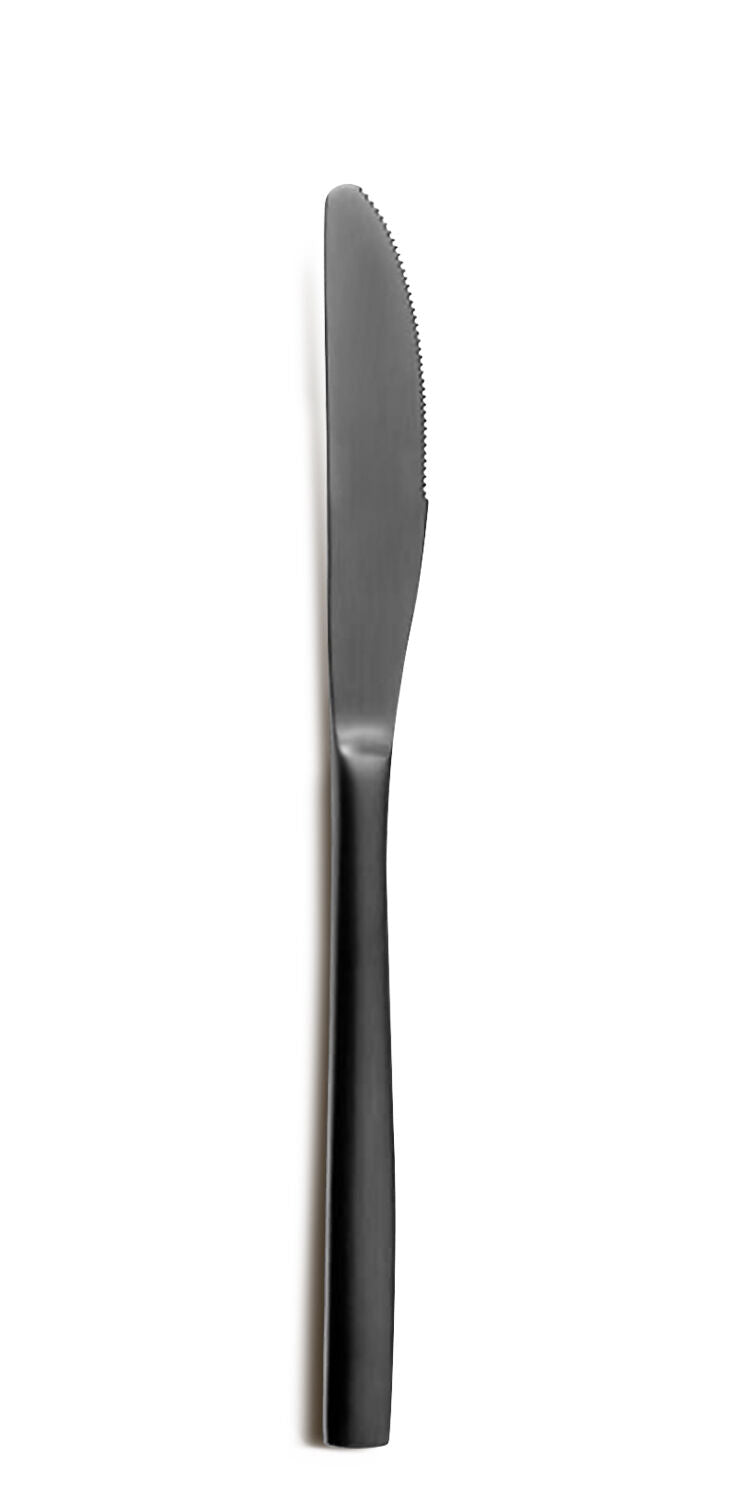 COMAS 6353 Dessertmesser BARCELONA SCHWARZ Edelstahl 18/10 / PVD-Beschichtung / Black-Finish