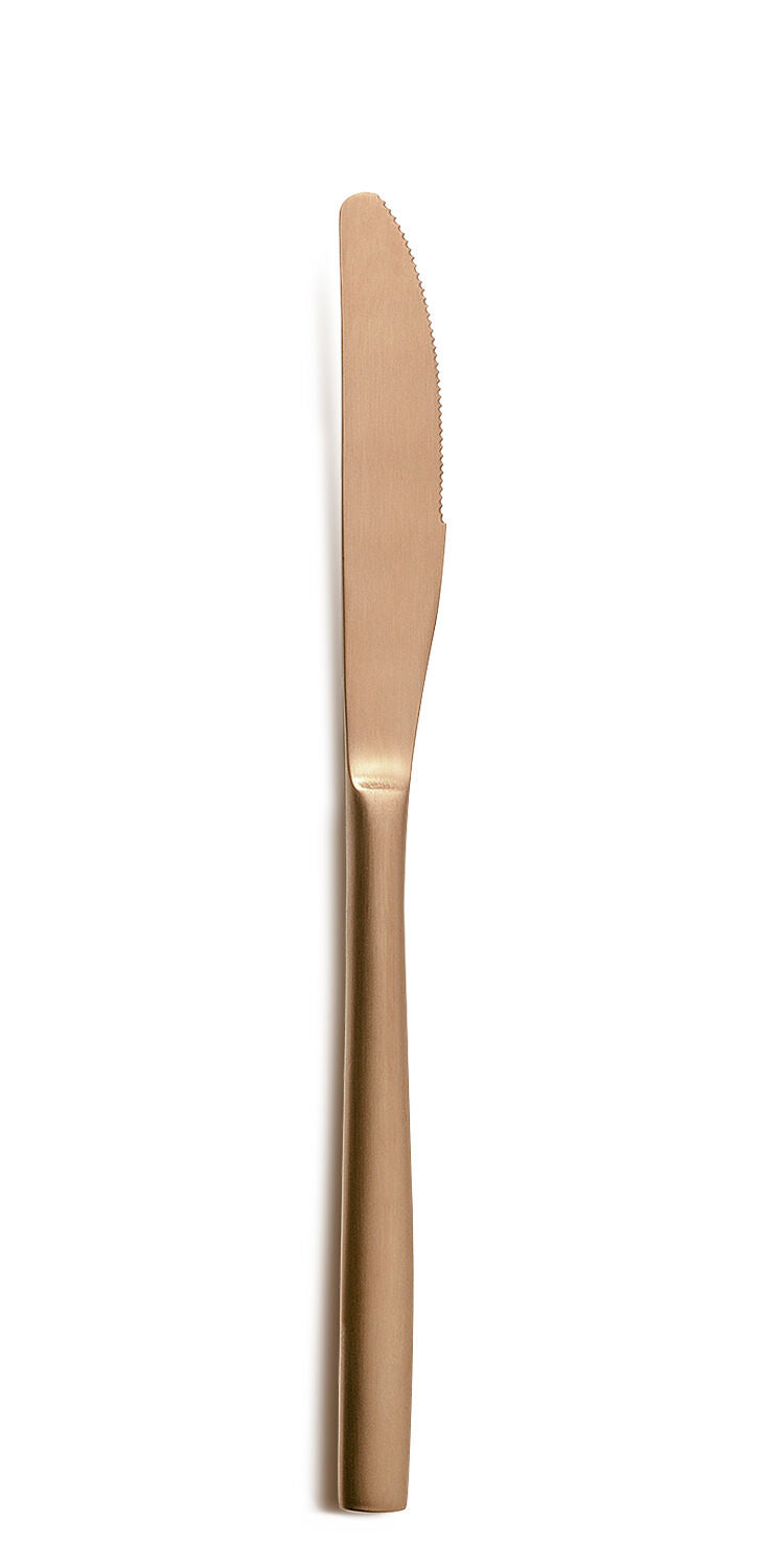 COMAS 6356 Dessertmesser BARCELONA KUPFER Edelstahl 18/10 / PVD-Beschichtung / Kupfer-Finish