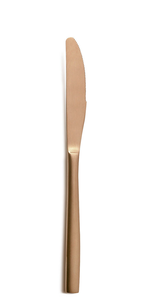 COMAS 6356 Dessertmesser BARCELONA KUPFER Edelstahl 18/10 / PVD-Beschichtung / Kupfer-Finish