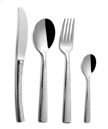 COMAS Besteck-Set HIDRAULIC 24 Teile Edelstahl 18/10 - 3 mm / Tafelbesteck