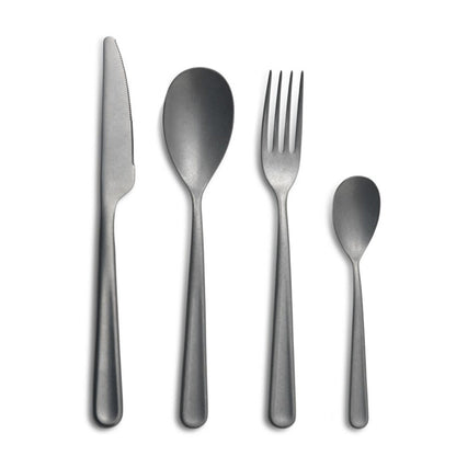 COMAS Besteck-Set LONDON VINTAGE, 24 Teile Edelstahl 18/10 / Tafelbesteck