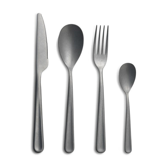 COMAS Besteck-Set LONDON VINTAGE, 24 Teile Edelstahl 18/10 / Tafelbesteck