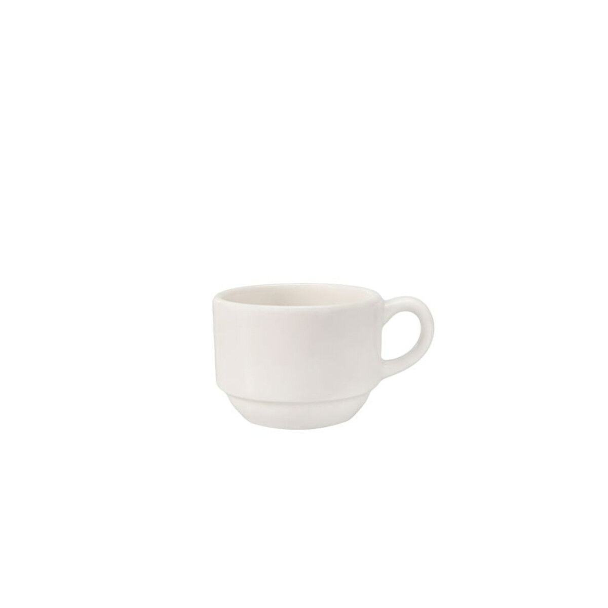 COMAS MILENA Kaffeetasse 85 ml, stapelbar, 6 Stück, Porzellan