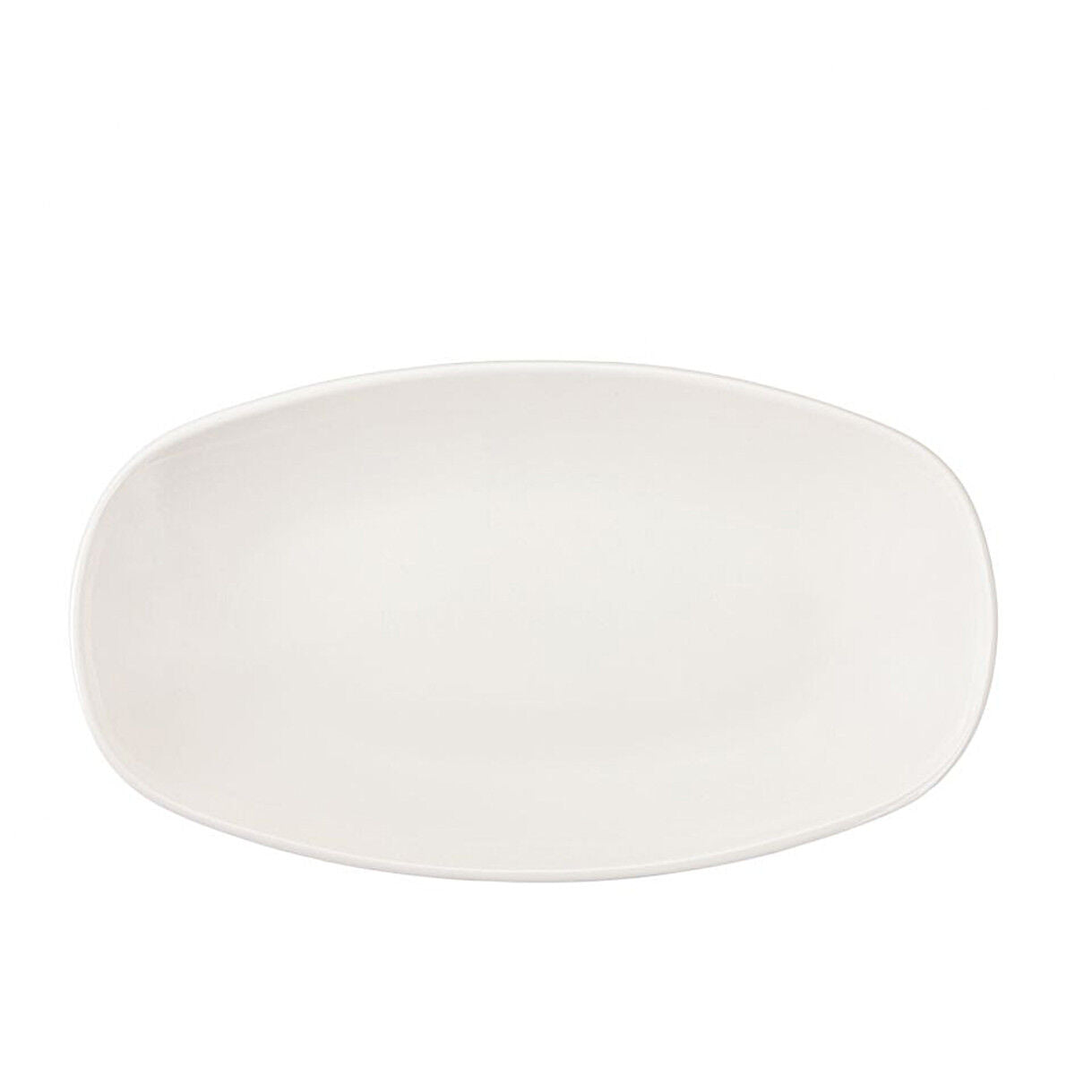 COMAS MILENA ovaler Teller 34 cm, 6 Stück, Porzellan