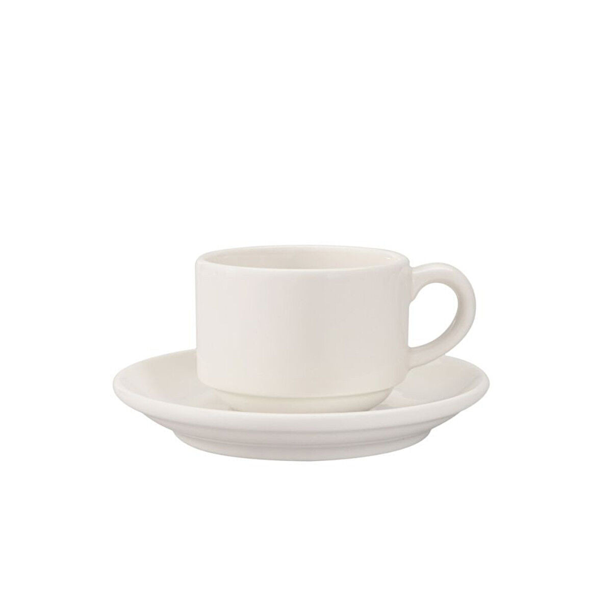 COMAS MILENA Untertasse für Tee- u. Kaffeetasse 16 cm, 6 Stück, Porzellan – Bild 3
