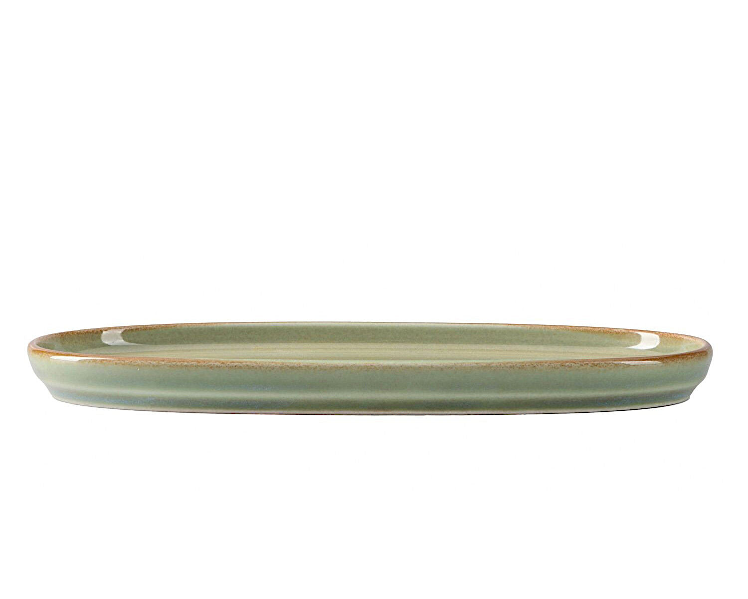 COMAS OLIVA ovaler Teller 30 cm, 6 Stück, Porzellan – Bild 2