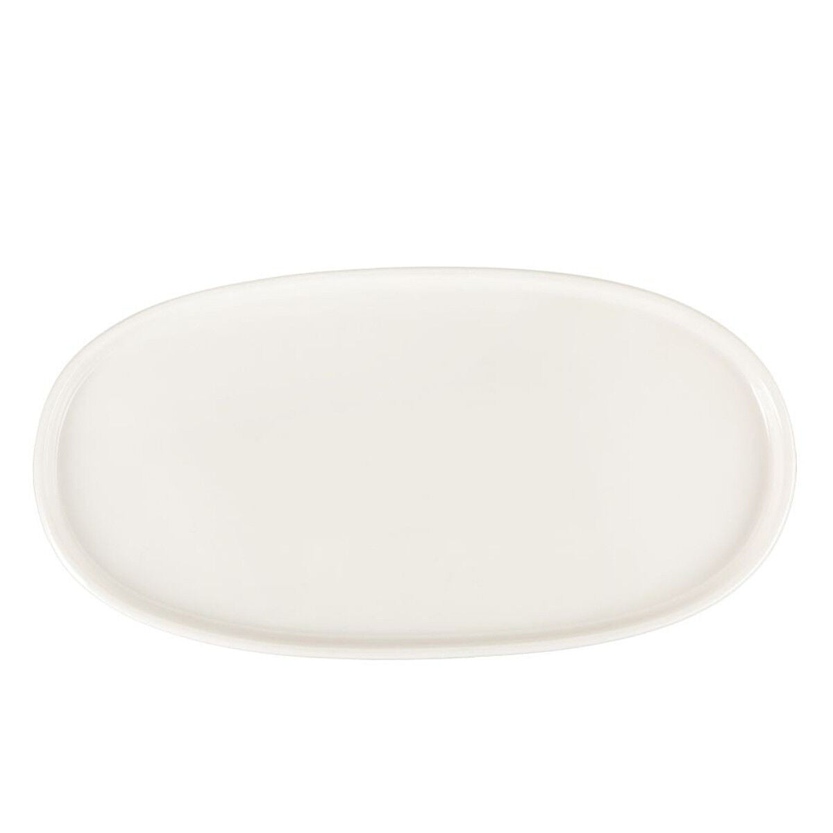 COMAS PLANO ovaler Teller 30 cm, 6 Stück, Porzellan