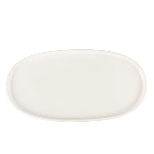 COMAS PLANO ovaler Teller 30 cm, 6 Stück, Porzellan