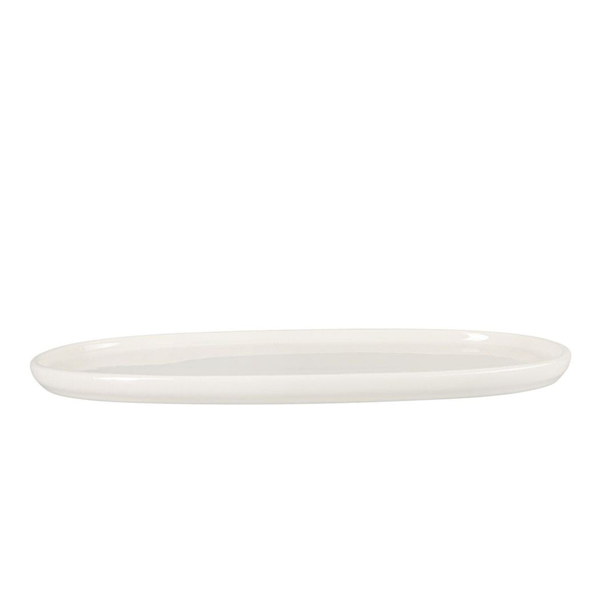 COMAS PLANO ovaler Teller 34 cm, 6 Stück, Porzellan – Bild 2