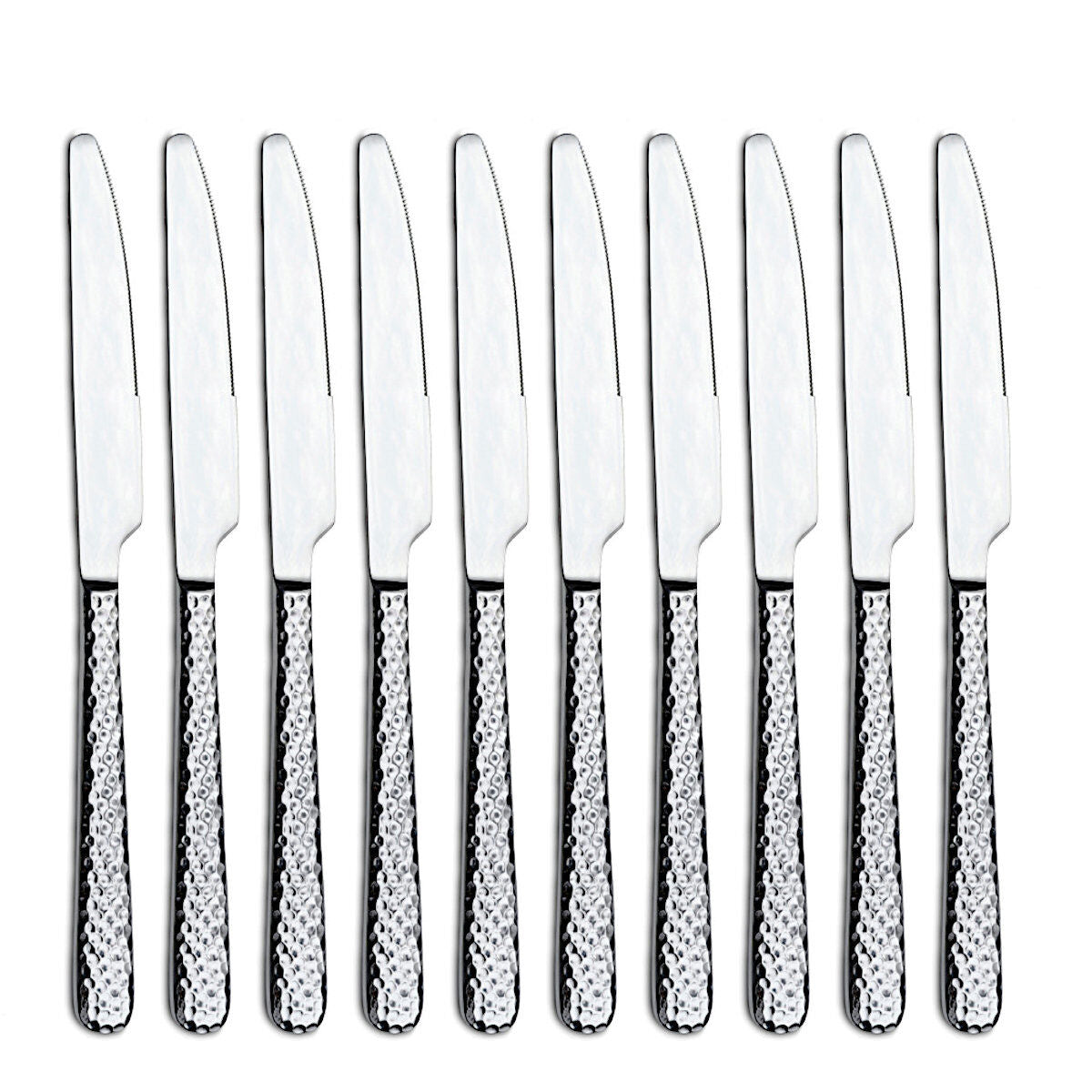 10er SET COMAS Tafelmesser SANTORINI Edelstahl 18/10