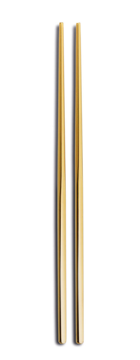 COMAS 7424 Chopsticks Set KYOTO GOLD Edelstahl 18/10 / PVD-Beschichtung / Gold-Finish