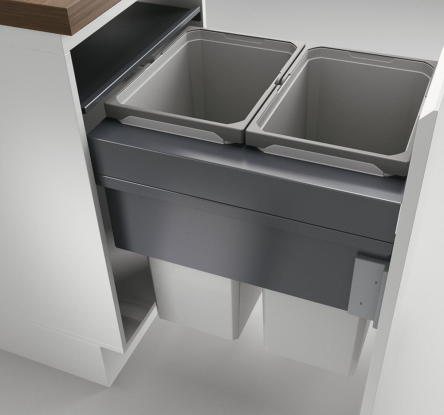 NABER 8012389 Abfallsammler COX CLAN 580/500-2 mit 70 Liter Volumen / für 50 cm Schrankbreite – Bild 2