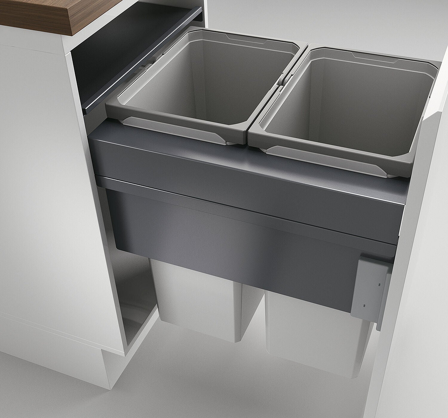 NABER 8012389 Abfallsammler COX CLAN 580/500-2 mit 70 Liter Volumen / für 50 cm Schrankbreite – Bild 2