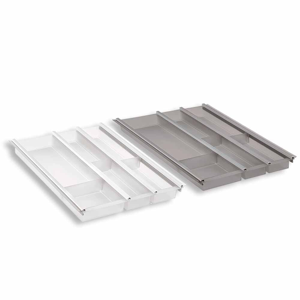 Besteckeinsatz CUISIO 45 (B 335-370 x T 463-480 mm) / Besteckkasten für 45er Schubl.
