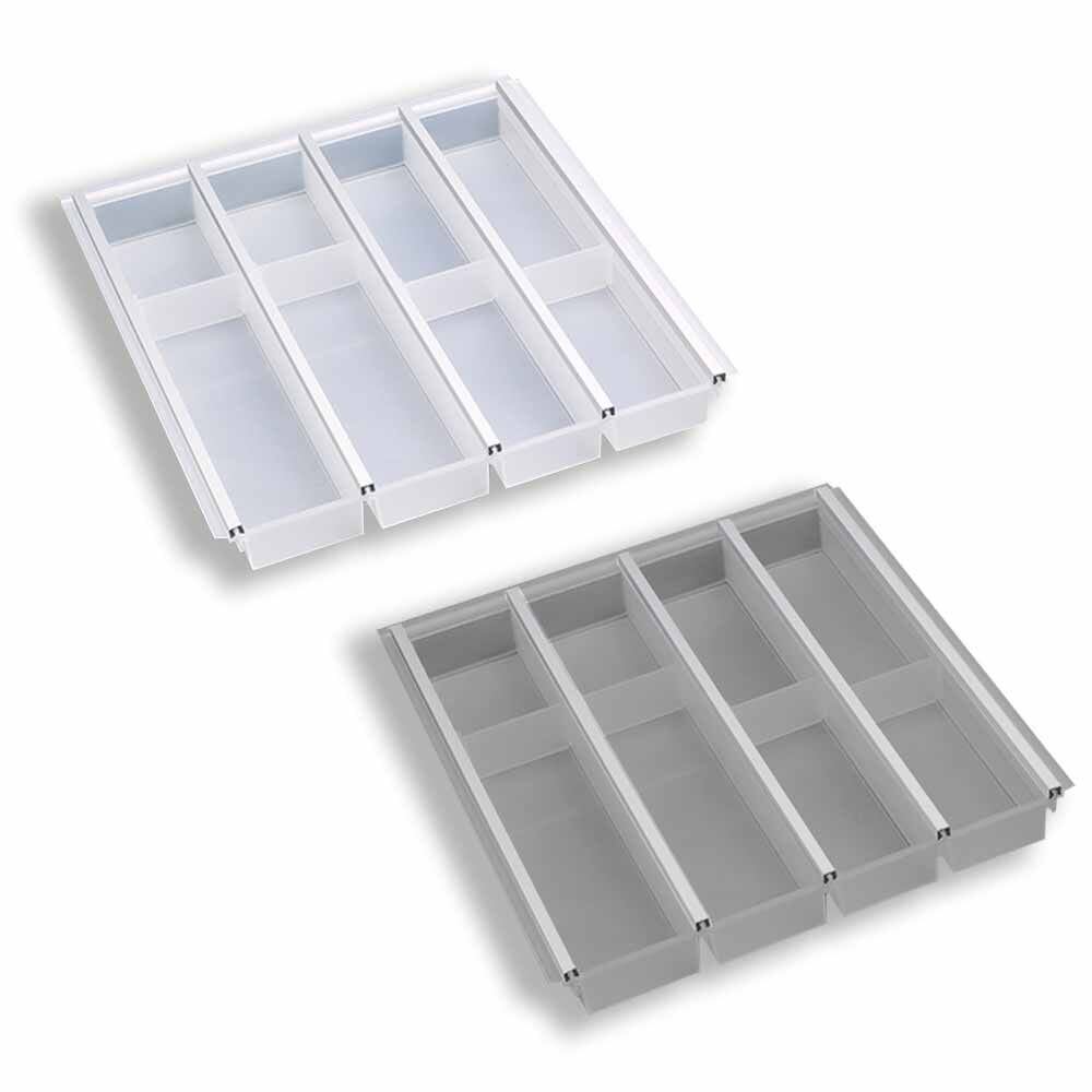 Besteckeinsatz CUISIO 50 (B 385-420 x T 463-480 mm) / Besteckkasten für 50er Schubl.