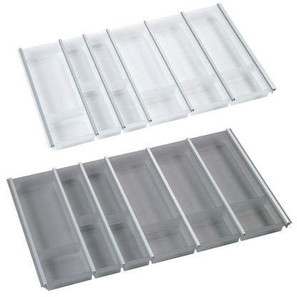 Besteckeinsatz CUISIO 90 (B 785-820 x T 463-480 mm) / Besteckkasten für 90er Schubl.