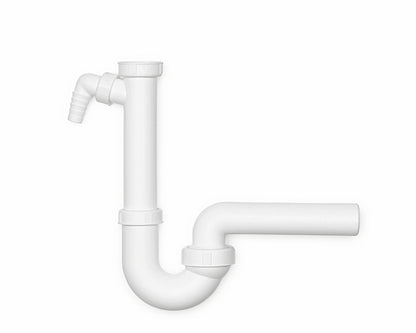 Kugelgelenksiphon - 1 / Spülen-Ablaufverbindung / Siphon / Geschirrspülmaschinenanschluss