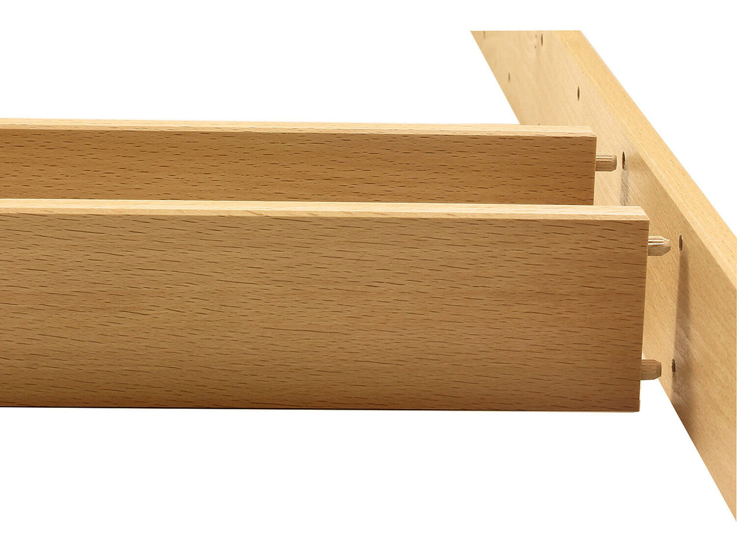 Besteckeinsatz AERIK aus Massivholz (Buche), 424 x 472 mm, universell / Besteckkasten