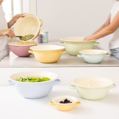 RIESS 0297-006 Weitling 32 cm, Blau, mit zwei Henkeln / Teigschüssel / Salatschüssel – Bild 2