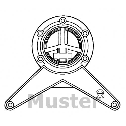 Stützfuß STANDARD 6/110 / Tradur / Möbelfüße / Tischbeine