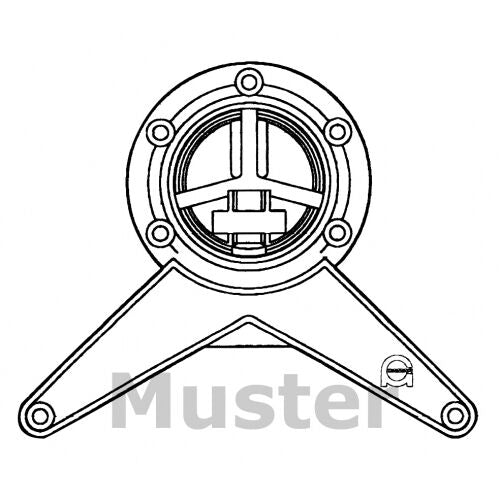 Stützfuß STANDARD 6/82 / Tradur / Möbelfüße / Tischbeine – Bild 2