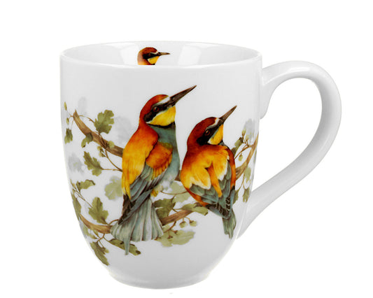 DUO World of Birds XXL Becher 1000 ml EUROPEAN BEE-EATER New Bone China Porzellan