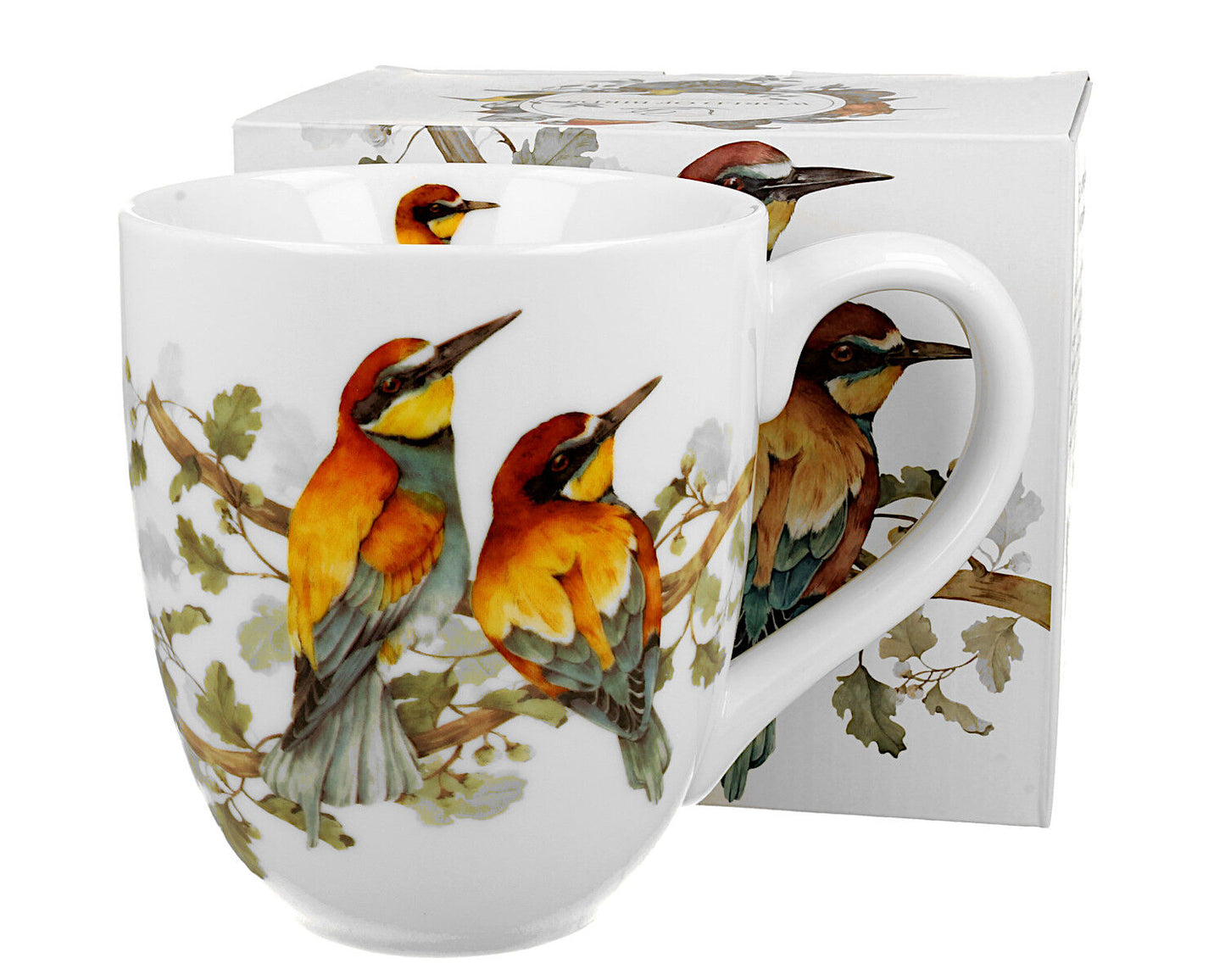 DUO World of Birds XXL Becher 1000 ml EUROPEAN BEE-EATER New Bone China Porzellan – Bild 2