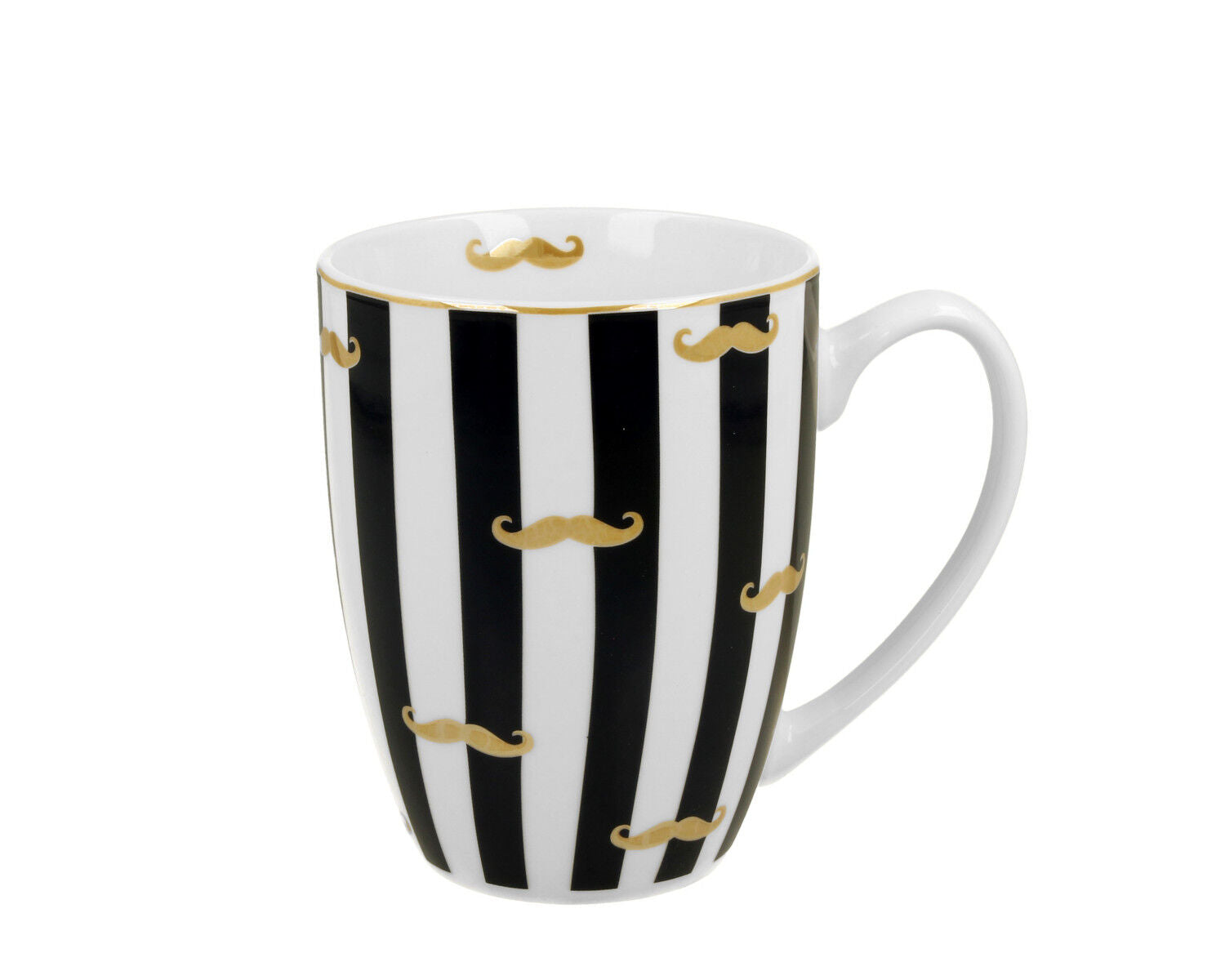 DUO Becher 360 ml Dark Blue MOUSTACHE - New Bone China Porzellan
